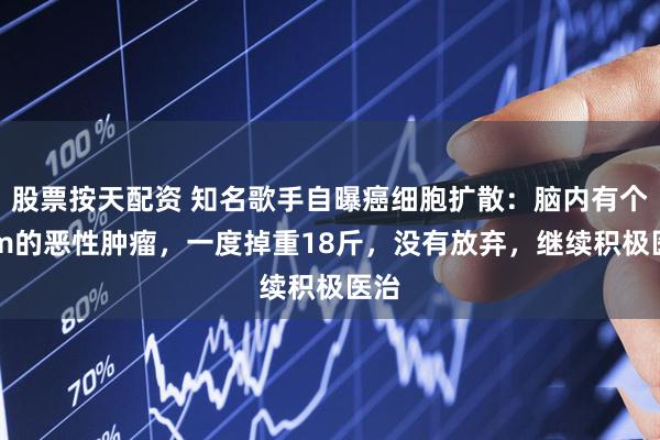 股票按天配资 知名歌手自曝癌细胞扩散：脑内有个7cm的恶性肿瘤，一度掉重18斤，没有放弃，继续积极医治